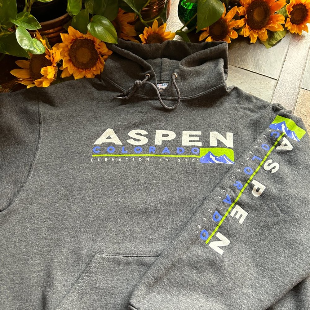 Aspen Mountain Ski Resort Hoodie (NEW) - Picture 2 of 12